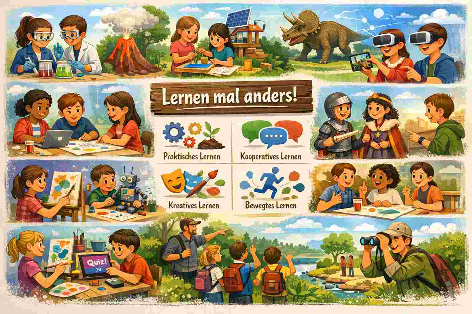 Kreatives Lernen im Klassenzimmer: 10 Wege, Schüler*innen nachhaltig Wissen zu vermitteln