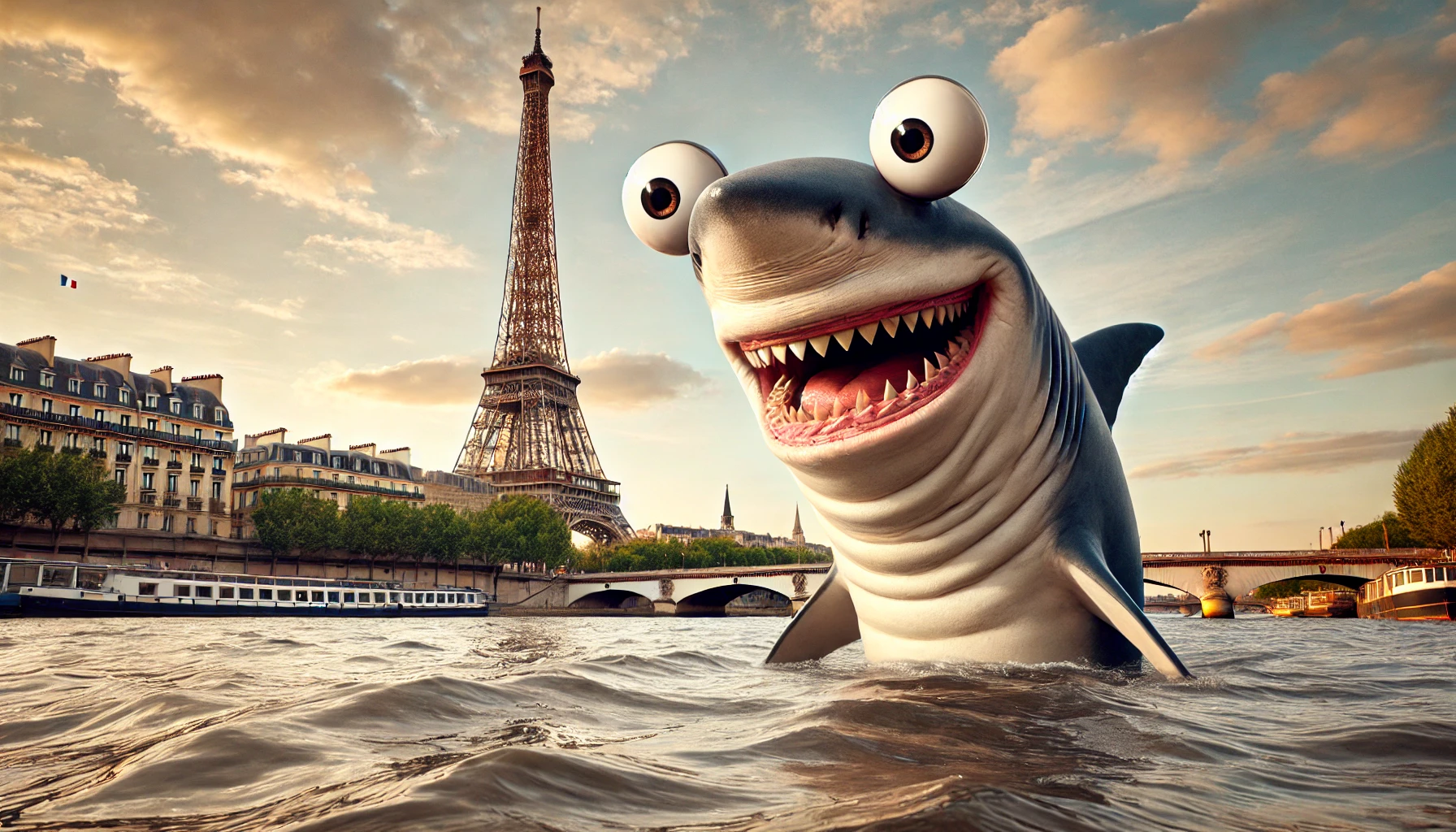 Im Wasser der Seine – Wenn der Hai zum Running Gag wird